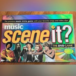 Scene it Music Board Game.  New still in package.  DVD included.